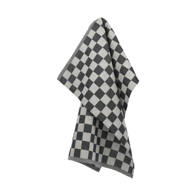 Bunzlau Castle - Theedoek 65x65cm Block zwart (GOTS)