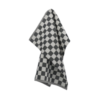 Bunzlau Castle - Theedoek 65x65cm Block zwart (GOTS) - thumbnail