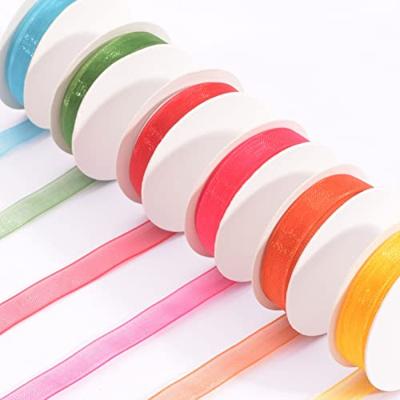 Vaessen Creative • organzalint 6 kleuren 6mmx2m zomer