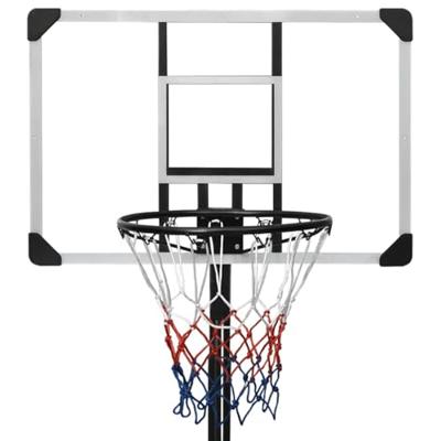 VidaXL Basketbalstandaard 235-305 cm polycarbonaat transparant - thumbnail