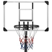 Basketbalstandaard 235-305 cm polycarbonaat transparant - thumbnail