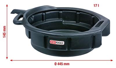 KS Tools 150.9360 150.9360 Opvangkuip (Ø x h) 445 mm x 145 mm 17 l