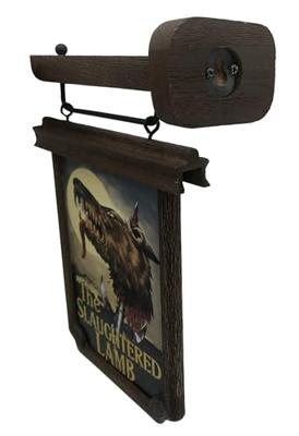 An American Werewolf in London Scaled Prop Replica Pub Sign 6 cm