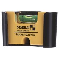Stabila Pocket Electric 18115 Mini-waterpas 7 cm 1 mm/m - thumbnail