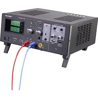 VOLTCRAFT VLP-1602 USB Labvoeding, regelbaar 0 - 60 V 0.01 - 1.5 A 123 W OVP Aantal uitgangen: 3 x VOLTCRAFT VLP-1602 USB Labvoeding, regelbaar 0 - 60 V 0.01 - 1.5 A 123 W OVP Aantal uitgangen: 3 x