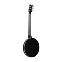 Ortega OBJ350/6-SBK Raven Series Satin Black 6-snarige banjo met gigbag - thumbnail