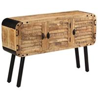 Dressoir 120x30x76 cm massief mangohout - thumbnail