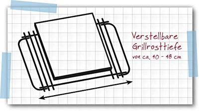 Tepro 8570 hoofdgrillrooster voor 28x39-50cm met centraal inzetrooster systeem - thumbnail