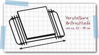 Tepro 8570 hoofdgrillrooster voor 28x39-50cm met centraal inzetrooster systeem - thumbnail