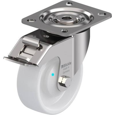 Blickle LX-PO 100KAD-FI Zwenkwiel met rem Wieldiameter: 100 mm Draagvermogen (max.): 250 kg 1 stuk(s)