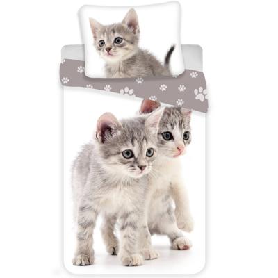 Cat kittens Dekbedovertrek - Eenpersoons - 140 x 200 cm