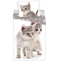 Cat kittens Dekbedovertrek - Eenpersoons - 140 x 200 cm - thumbnail