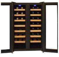 Wine Klima D32 Vrijstaand Zwart, Roestvrijstaal 32 fles(sen) Compressorwijnkoeler D - thumbnail