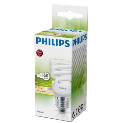 Philips Tornado Spaarlamp spiraal 8718291116981 Philips Tornado Spaarlamp spiraal 8718291116981