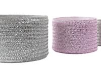 Veelzijdige mand DKD Home Decor Grijs Roze Polypropyleen 27 x 27 x 17 cm 4 Kg 3 Onderdelen (3 Stuks) - thumbnail