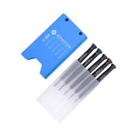 Bernstein Tools for Electronics 4-380 Horlogemaker-schroevendraaier set 5-delig Kopbreedte: 1 mm, 1.5 mm, 2 mm, 2.5 mm, 3 mm - thumbnail