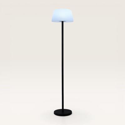 Staande lamp Nesari sole - Met afneembare voet en oplaadbaar via USB C of met solarenergie - Inclusief afstandsbediening om te kiezen uit zes RGB-kleuren