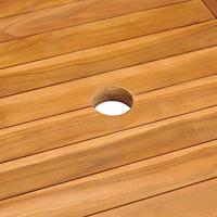 9-delige Tuinset massief teakhout - thumbnail