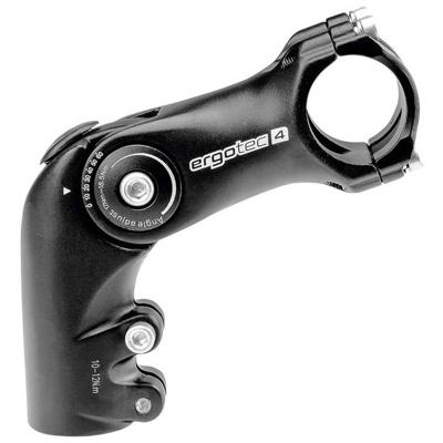 Ergotec Stuurpen octopus ahead 50 verstelbaar ø28,6 / 90 / 31,8 mm - zwart