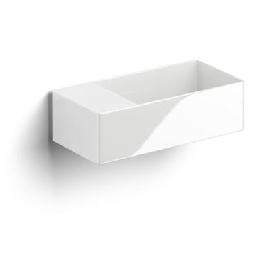 Clou New Flush fontein 35x18cm inclusief afvoerset zonder kraangat Keramiek Wit CL/03.03432 Clou New Flush fontein 35x18cm inclusief afvoerset zonder kraangat Keramiek Wit CL/03.03432