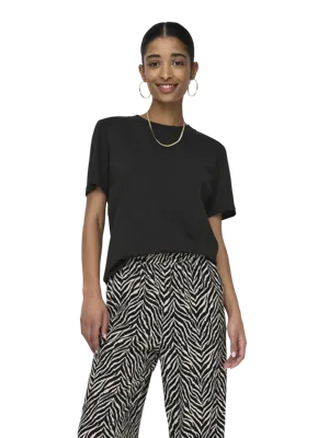 Only Onlmonja S/s Tee Jrs Noos 15320892 T-shirt Korte Mouw Black