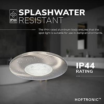 Set van 2 Pavo - Platte LED ipbouwspots met lage inbouwdiepte 12mm - 3 Watt 300 Lumen - 2700K Warm wit - Dimbaar - Rond - Meubelspot - IP44 waterdicht - RVS Set van 2 Pavo - Platte LED ipbouwspots met lage inbouwdiepte 12mm - 3 Watt 300 Lumen - 2700K Warm wit - Dimbaar - Rond - Meubelspot - IP44 waterdicht - RVS