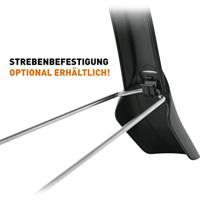 Sks stel spatborden 28" opdruk universeel zwart framebev. - thumbnail
