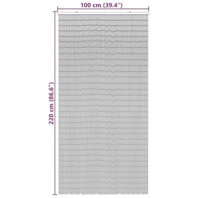 Insectengordijn 100x220 cm bamboe palmboom print Insectengordijn 100x220 cm bamboe palmboom print