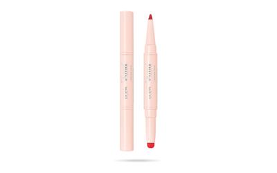 Pupa Milano - Pupa Vamp! Creamy Duo Lip Pencil 10 g 010 True Red Lip Liner 1 g Dames