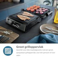 Philips HD6307/70 Contact grill Grijs - thumbnail