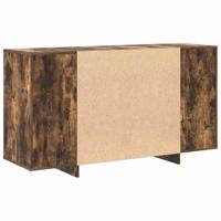 Dressoir Gerookt eiken 135 x 41 x 69 cm Bewerkt hout - thumbnail