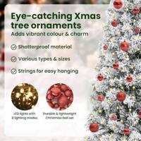 VidaXL Kunstmatige inklapbare kerstboom groen en wit 150 cm - thumbnail