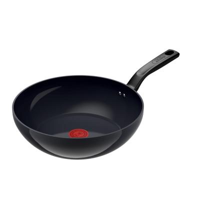 Tefal C47619 Change Black Keramische Wokpan 28 cm Zwart Tefal C47619 Change Black Keramische Wokpan 28 cm Zwart