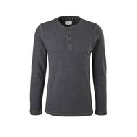 Q/S designed by longsleeve met textuur zwart - thumbnail