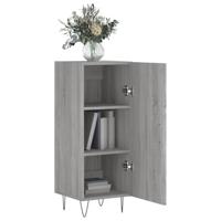 Dressoir 34,5x34x90 cm bewerkt hout grijs sonoma eikenkleurig - thumbnail
