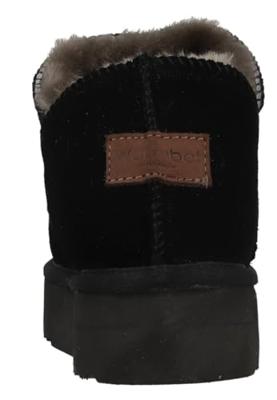 Warmbat Pantoffels Willow Plateau WLW371099 Zwart-42 maat 42