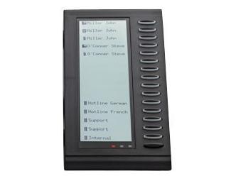 Mitel 20350824 IP-module, 15 toetsen, zwart