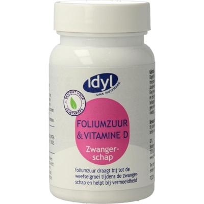 Idyl Foliumzuur & Vitamine D (120 tab) Idyl Foliumzuur & Vitamine D (120 tab)