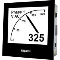 TDE Instruments DPM72-MPN Digitaal inbouwmeetapparaat Spanning: AC 0 - 500 V, stroom: +-60 mV, frequentie: 10 - 500 Hz - thumbnail
