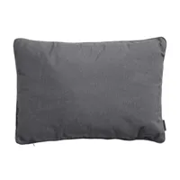 Sierkussen 60x40 piping Panama grijs - thumbnail