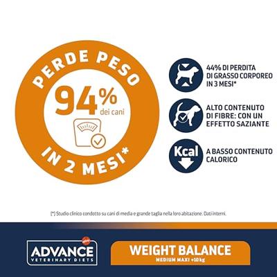 ADVANCE VETERINARY DIET DOG WEIGHT BALANCE MEDIUM / MAXI - thumbnail