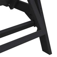 Ligstoel 3 pcs Zwart Polyetheen - thumbnail