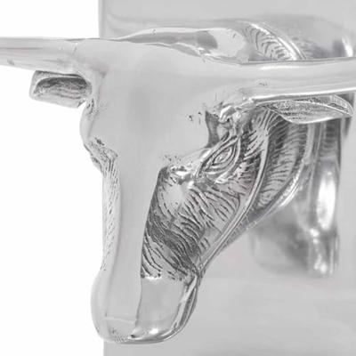 VidaXL Boekensteunen 2 pcs zilver 21,5 x 15,5 x 20 cm aluminium