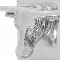 VidaXL Boekensteunen 2 pcs zilver 21,5 x 15,5 x 20 cm aluminium - thumbnail