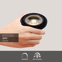 Lucide ES111 - Led lamp - Ø 11 cm - LED Dim to warm - GU10 - 1x12W 2200K/3000K - Zwart - thumbnail