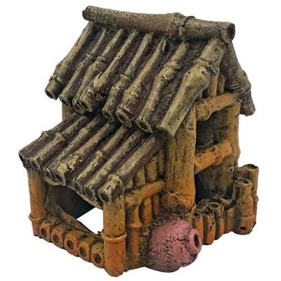 Superfish Bamboo House S - Uniek Hout Voor Aquarium, Natuurlijk & Onderhoudsvriendelijk