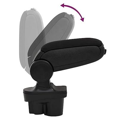 VidaXL Armsteun 13x36x(30-46) cm abs zwart