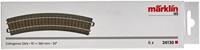 H0 Märklin C-rails (met ballastbed) 24130 Gebogen rails - thumbnail