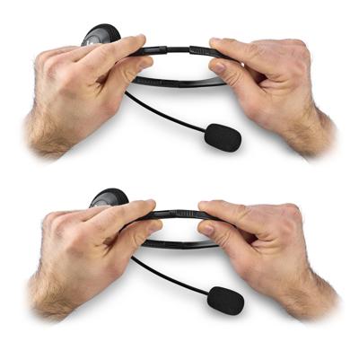 Hoofdtelefoon met microfoon NGS MS103MAX Zwart