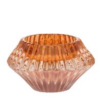 Kandelaar Ezra burnt orange 8cm - thumbnail